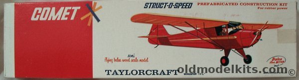 Comet Taylorcraft Struct-O-Speed Flying Balsa Model Airplane, 2303 plastic model kit